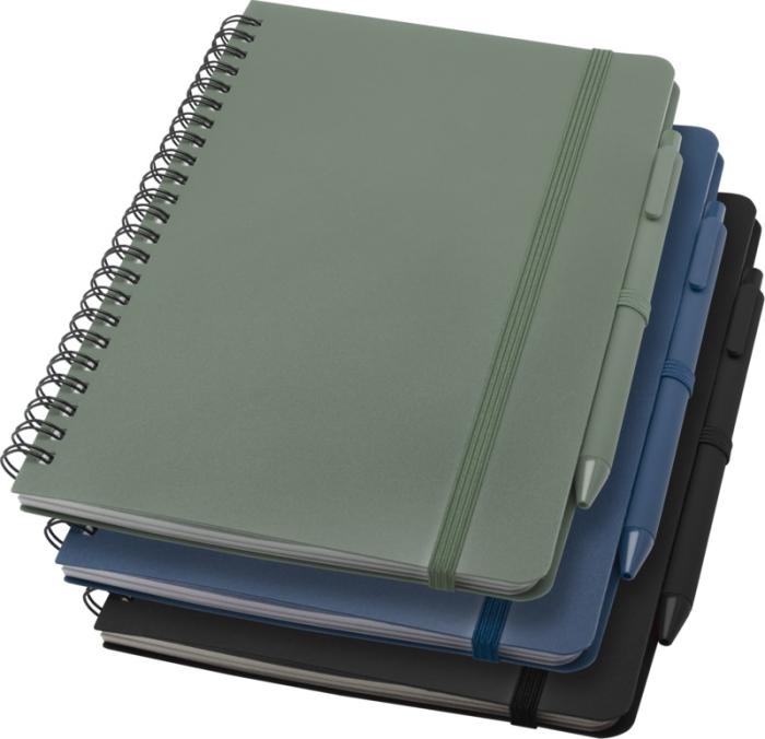Notesbøger med logo A5 Hardcover | Fås i flere farver | Min. 50 stk.