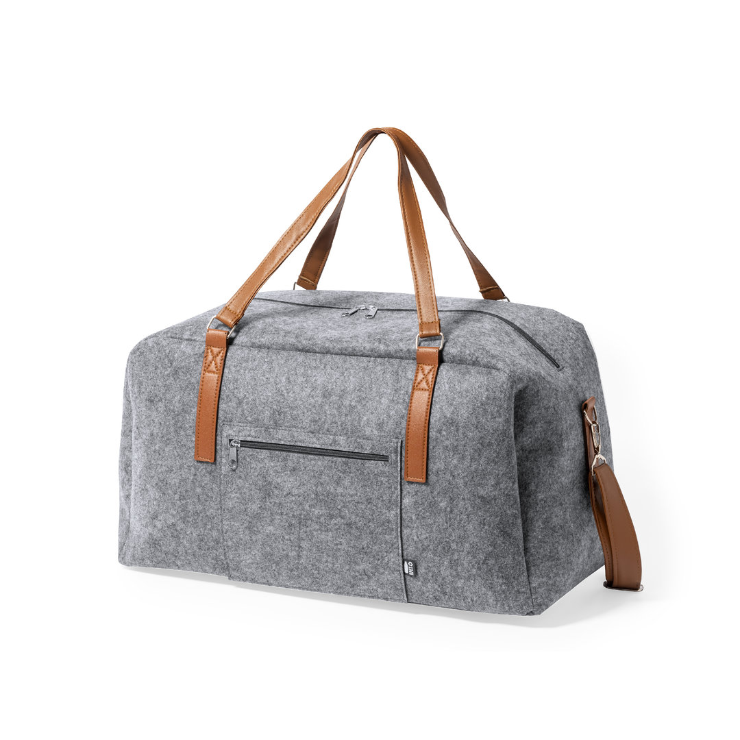 Weekendtasker med logo Recycled filt | Fås i flere farver