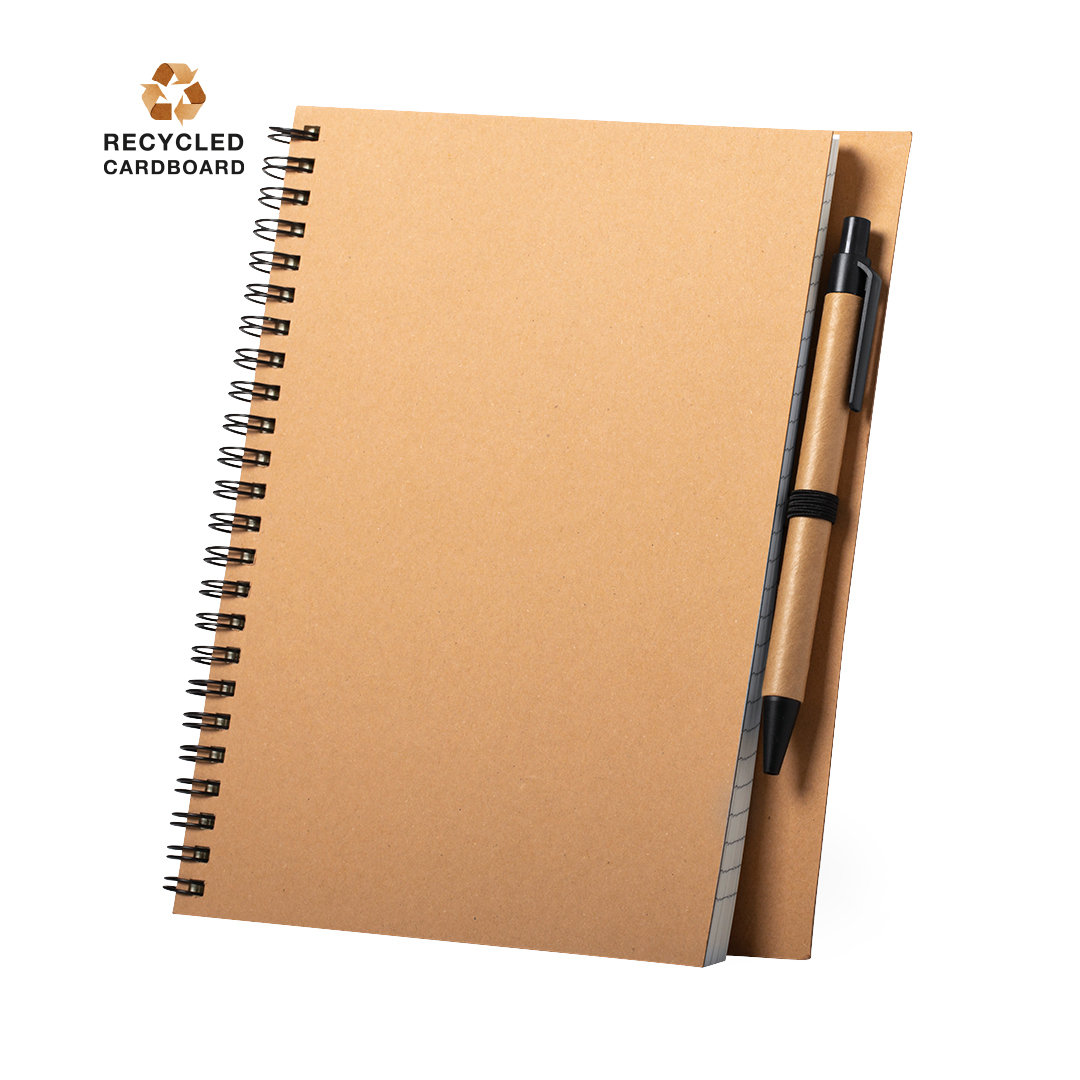Notesbøger med logo A5 Hardcover M/Kuglepen | Fås i flere farver