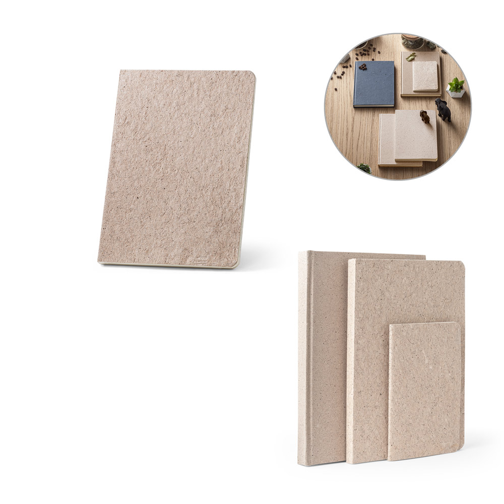 Notesbøger med logo A5 Hardcover | Fås i flere farver | Min. 50 stk.