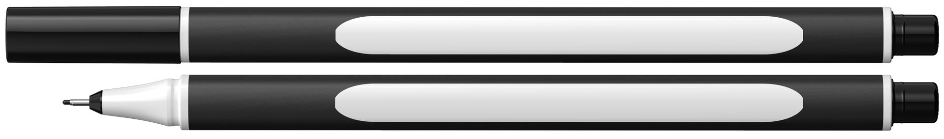 Kuglepen med logo Line-Up Hætte | Fås i flere farver | Min. 300 stk.