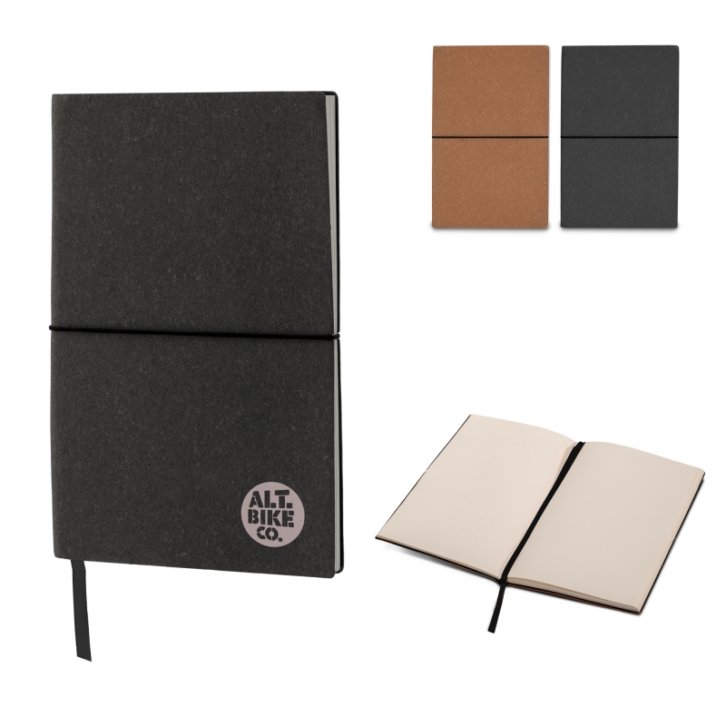 Notesbøger med logo A5 Softcover | Fås i flere farver | Min. 50 stk.