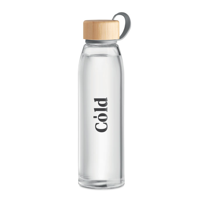 Drikkedunke med logo 500ml Glas | Fås i flere farver | Min. 50 stk.