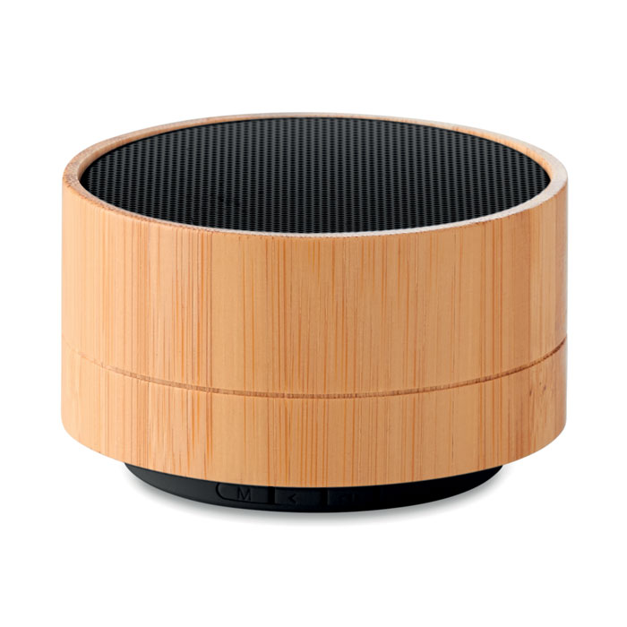 Bluetooth Speaker med logo Bambus | Fås i flere farver | Min. 25 stk.