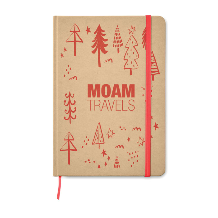 Notesbøger med logo A5 Hardcover | Fås i flere farver | Min. 50 stk.
