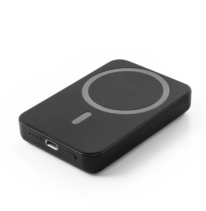 Trådløse powerbanks med logo 5.000 mAh | Fås i flere farver