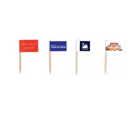 Cocktail flag med logo (100gr offset)