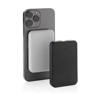 Magnetisk powerbanks med logo 5000 mAh