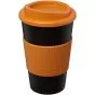 Ensfarvet sort / Orange