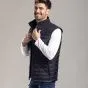 Veste med logo Herre