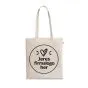 Muleposer med logo 150 gr. Recycled bomuld