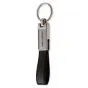 Nøgleringe med logo Imiteret læder