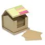 Notesblokke med logo Husformet