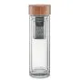 Glasflasker med logo 420ml