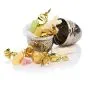Påske mix 1, 100g (57007): chokoladeæg, guldkarameller, syrlige påskevingummier og fine skumharer