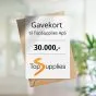 Gavekort 30.000,-