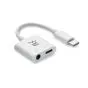 USB-C adaptere med logo til USB-C og Jack-stick