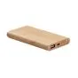 Powerbanks med logo Bambus 4000 mAh