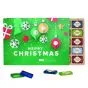 Julekalendere med chokolade i eget design 100-124g Firkant
