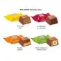 4 Rittersport chokolade cubes - chocolate crisp, double caramel, à la mousse au chocolat and whole hazelnut in nougat cream