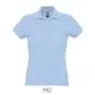 Sky blue pique