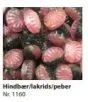 Hindbær og lakrids med peber