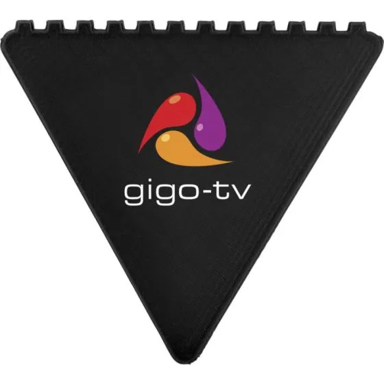 Isskrabere med logo