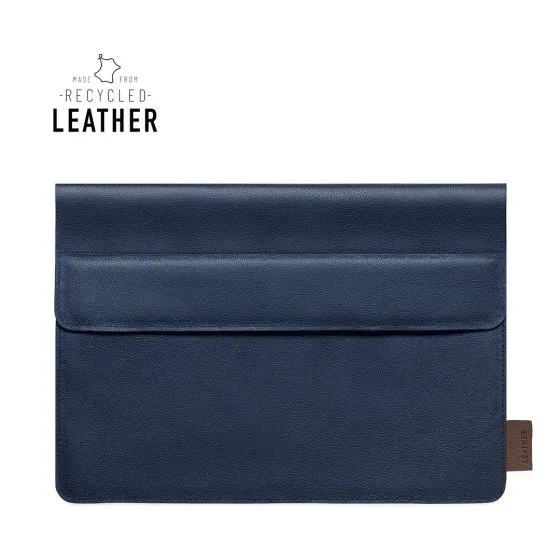Sleeves med logo Recycled læder 14''