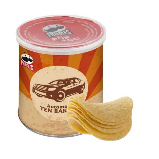 Mini Pringles Original chips med logo