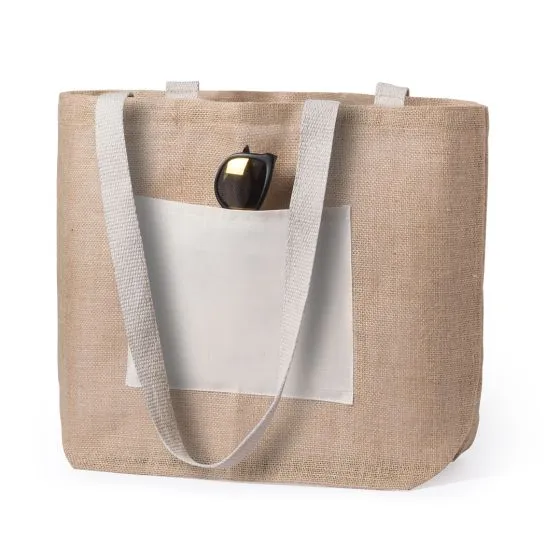 Shoppingposer med logo Jute