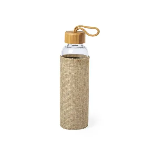 Glasflasker med logo 500ml