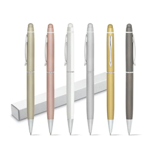 Kuglepenne med logo M/Stylus recycled Metal/Klik