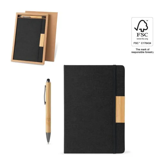 Notesbøger og kuglepenne med logo A5 Hardcover