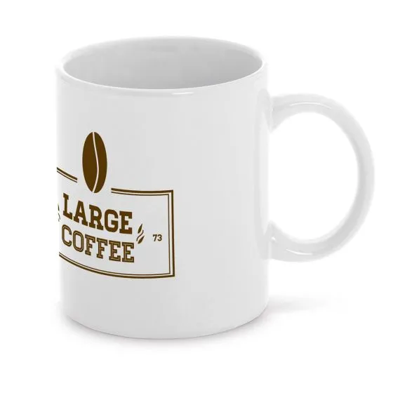 Krus med logo 350 ml Keramik