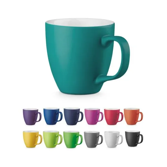 Krus med logo 450 ml Porcelæn