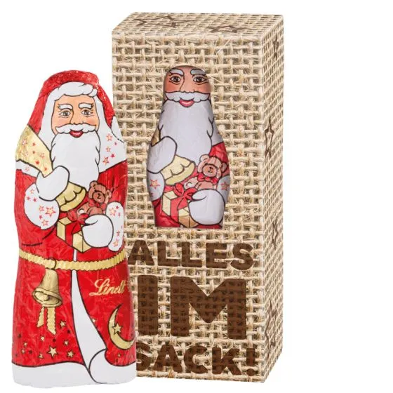 Julemand i chokolade i eget design