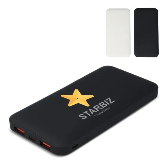 Powerbanks med logo 10.000 mAH