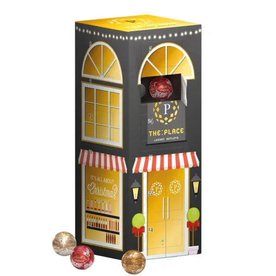 Julekalendere med chokolade 109g Tårn