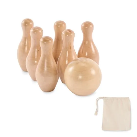 Mini bowlingsæt med logo