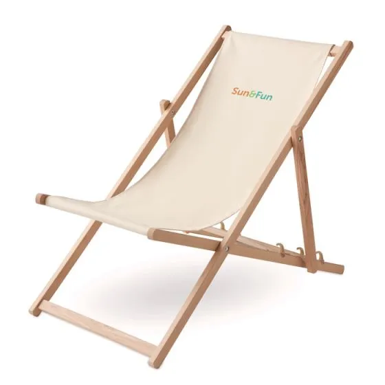 Strandstole med logo