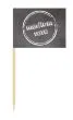 Cocktail flag med logo (100gr offset)