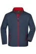 Softshell jakke med logo Herre