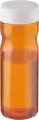 Transparent orange / hvid låg
