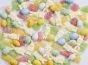 Påske mix 2, 134g (57006): sprøde nougat fugleæg, syrlige påskevingummier og fine skumharer