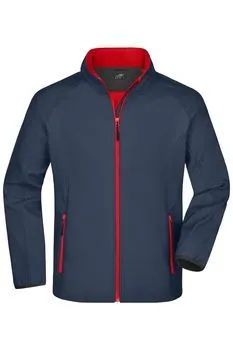 Softshell jakke med logo Herre