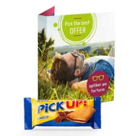 Visitkort med slik med logo