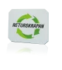 Isskrabere med logo 50% Genbrugsplast