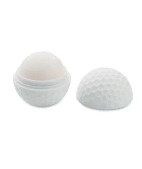 Læbepomader med logo golfbold SPF10