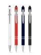 Kuglepenne med logo Stylus/Recycled alu/Klik